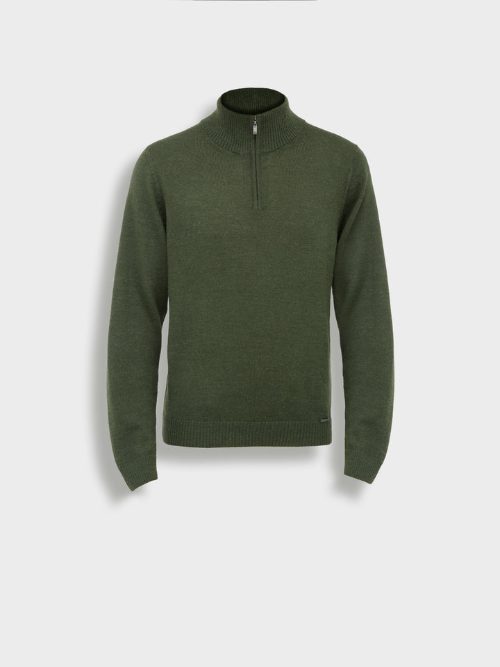 Suéter Albert De Baby Alpaca Color Verde