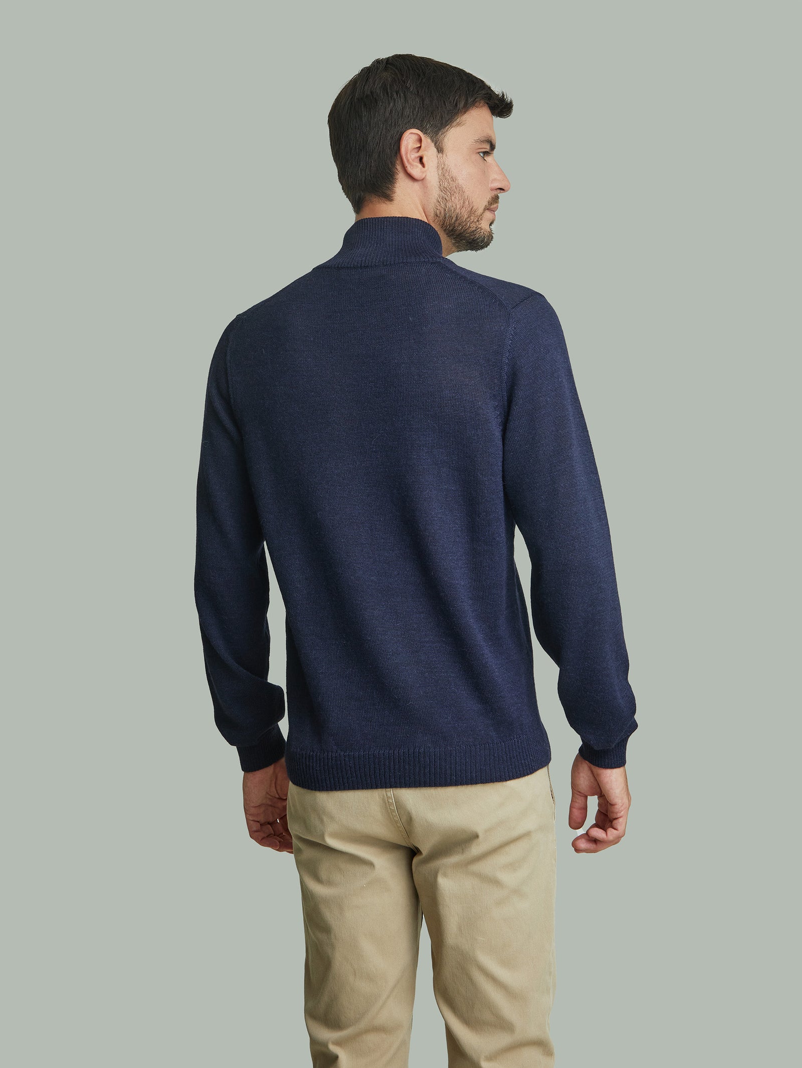 Albert Baby Alpaca Sweater in Blue