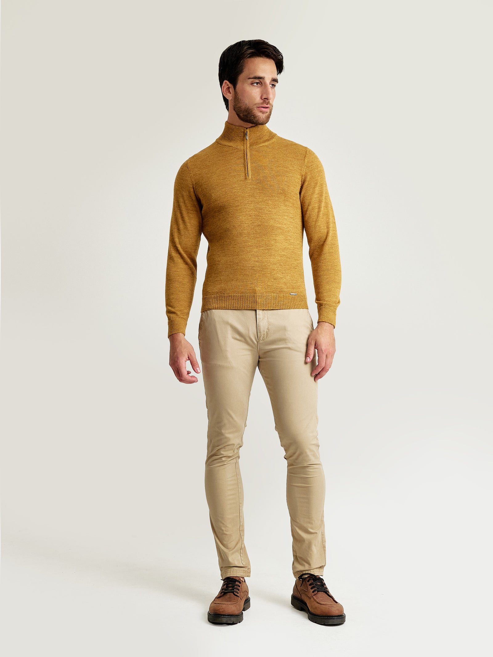 Albert Baby Alpaca Sweater Yellow