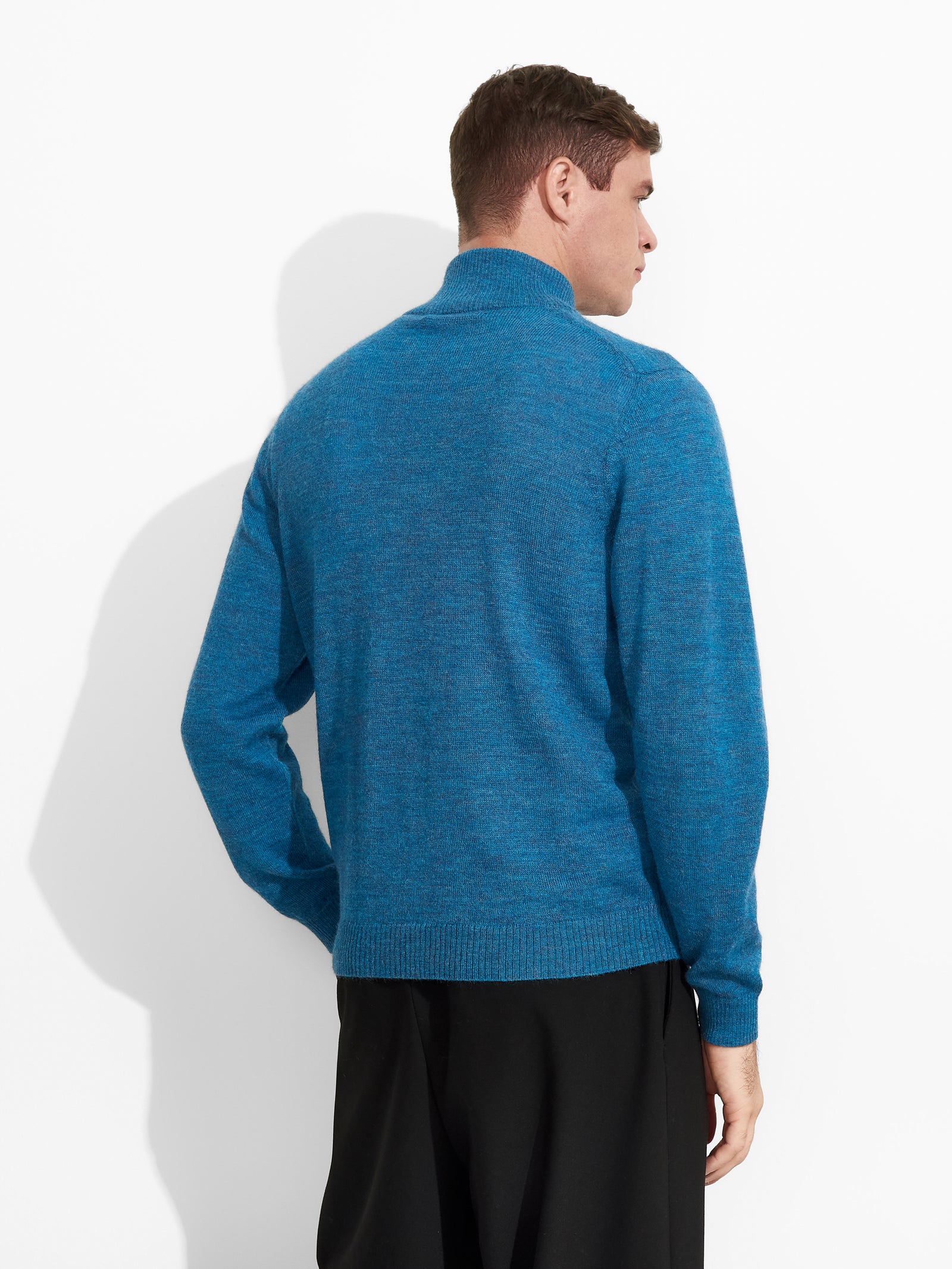 Albert Baby Alpaca Sweater in Blue