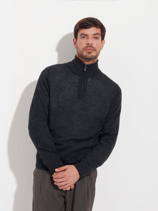 Suéter Albert De Baby Alpaca Color Anthracite
