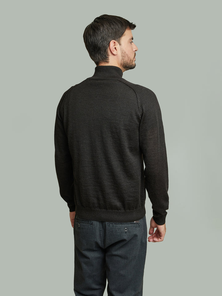 Suéter Beatle De Baby Alpaca Color Negro