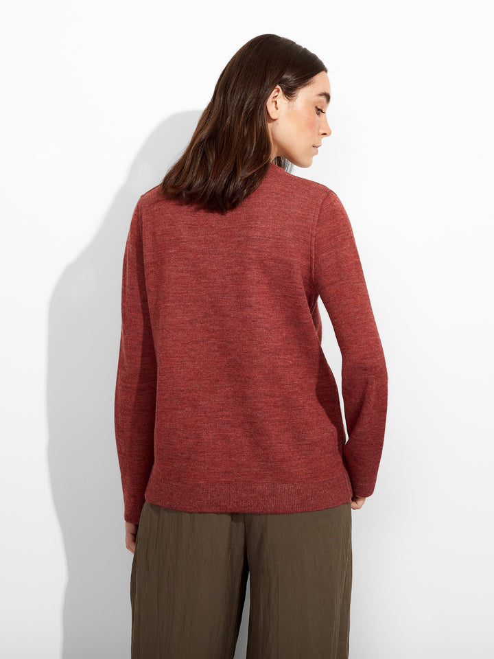 Red Baby Alpaca Zagreb Sweater