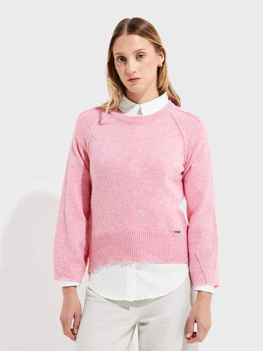 Yovi Baby Alpaca Sweater Pink