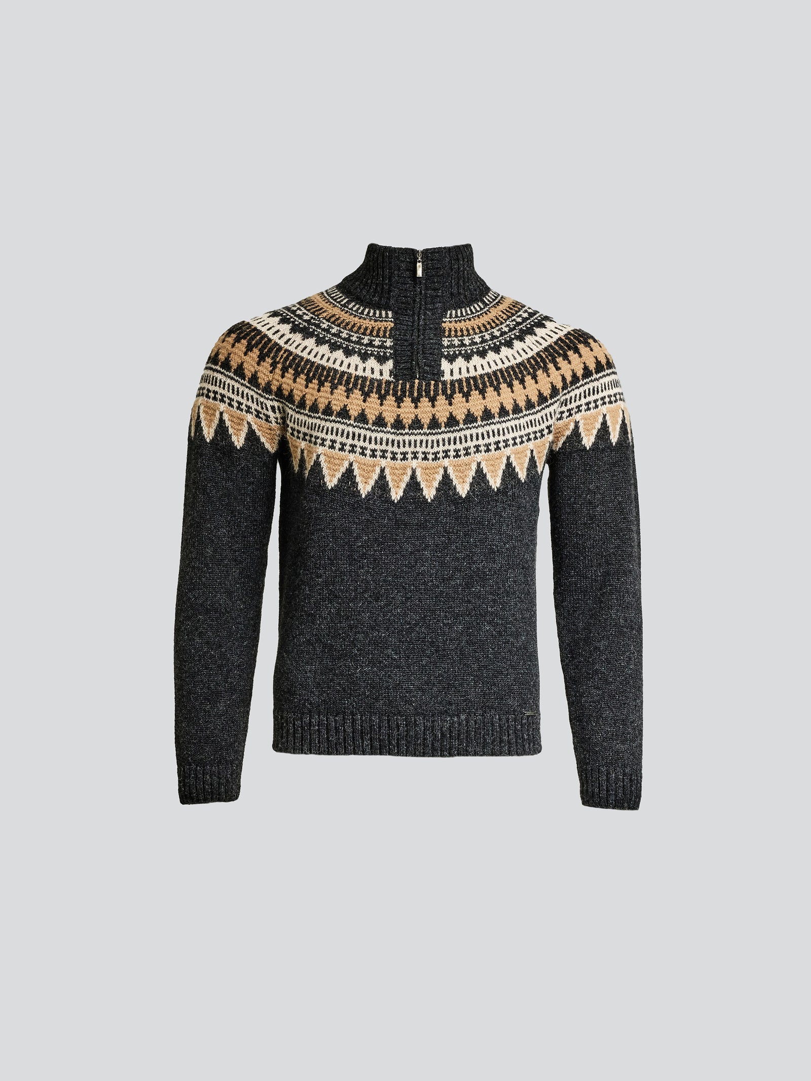 Suéter Yvor De Baby Alpaca Color Negro