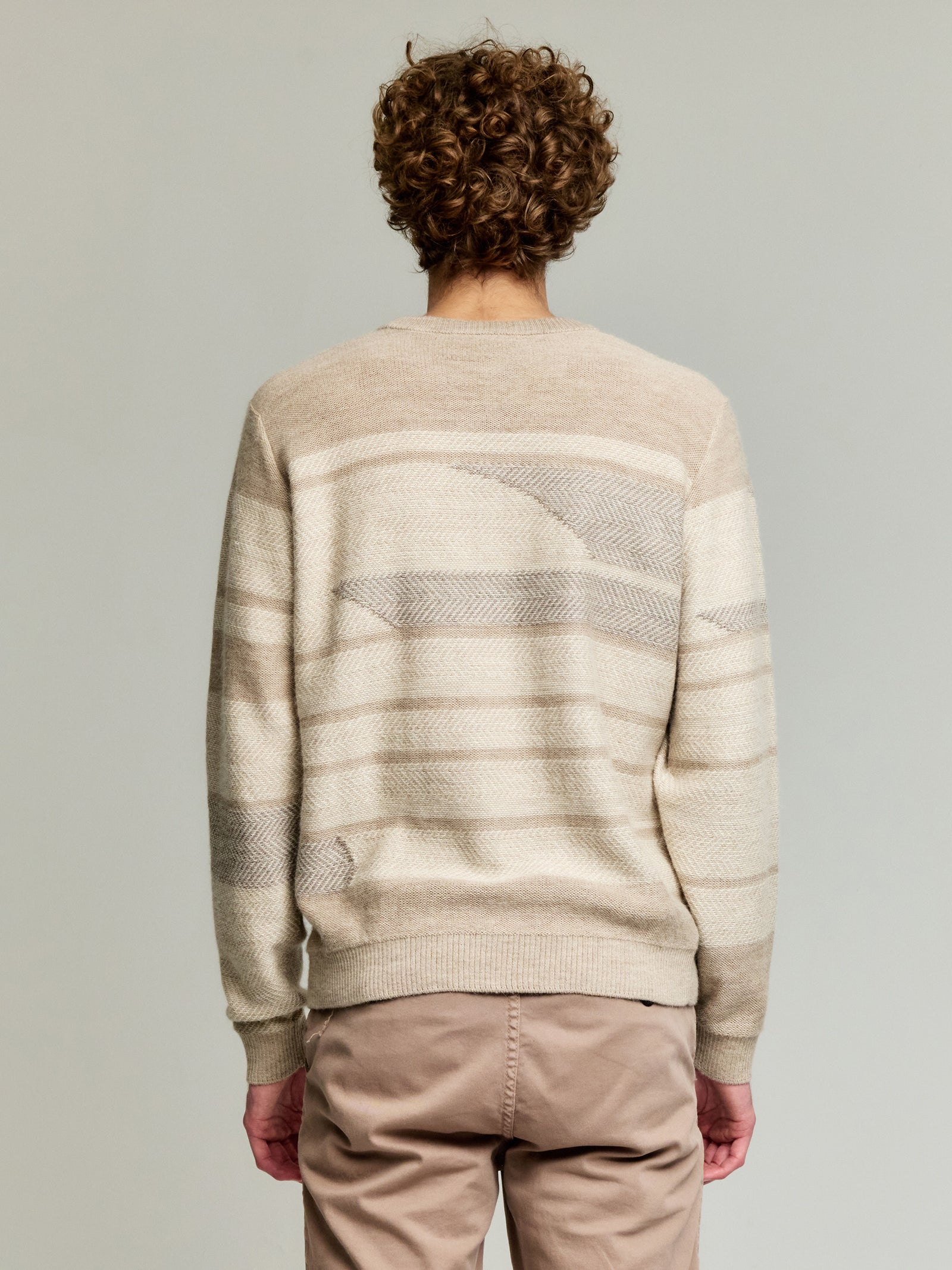 Yackson Sweater in Baby Alpaca Color Beige