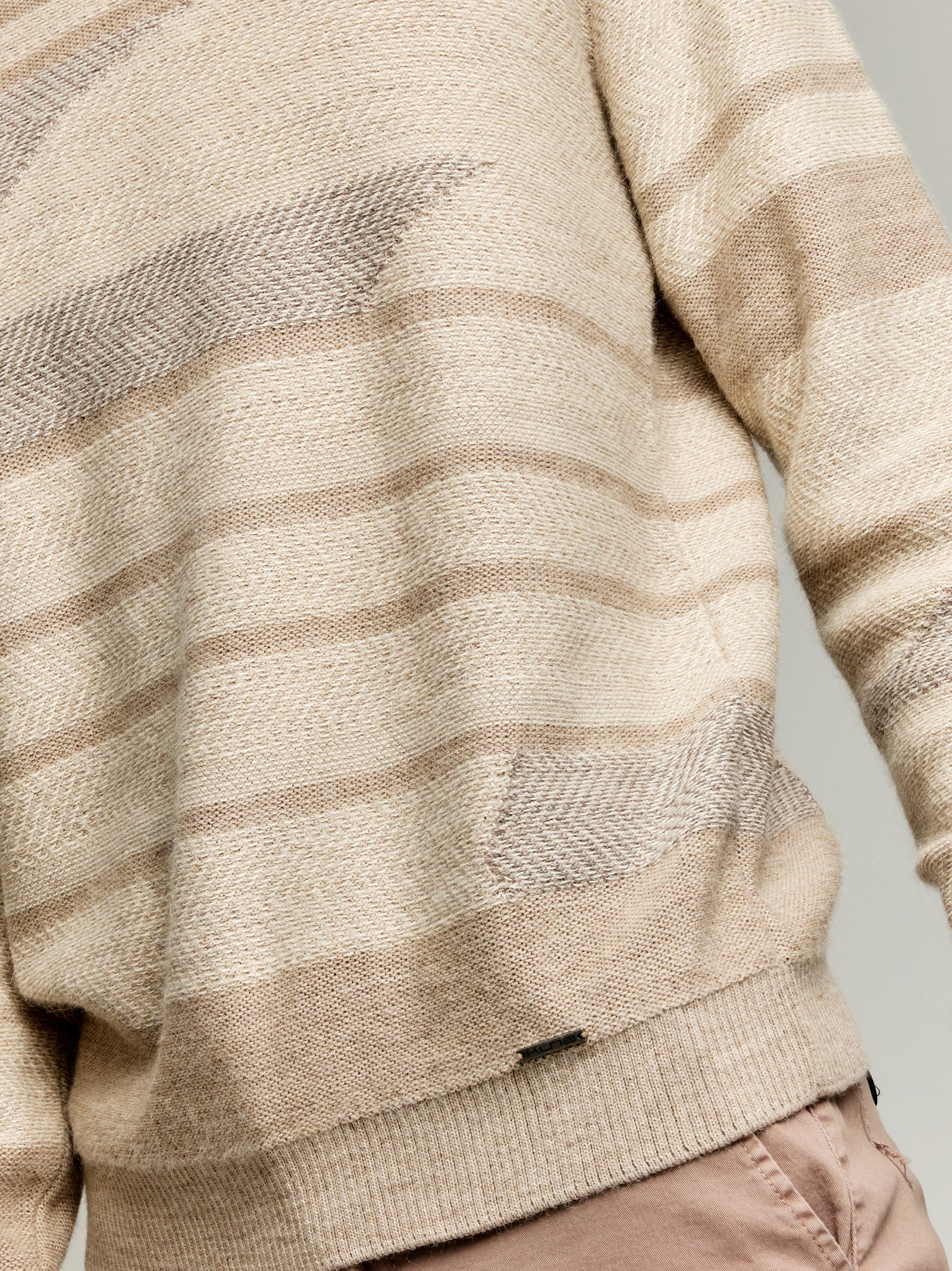 Yackson Sweater in Baby Alpaca Color Beige