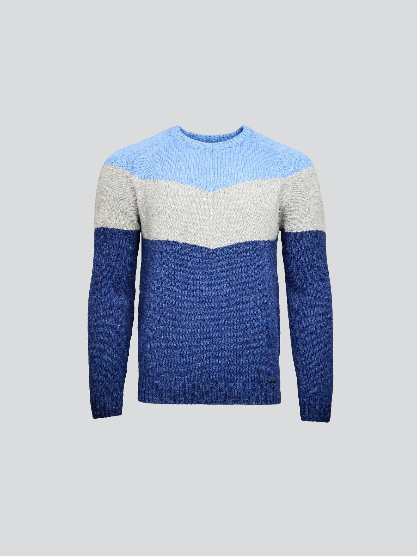 Suéter Yannick De Baby Alpaca Color Azul