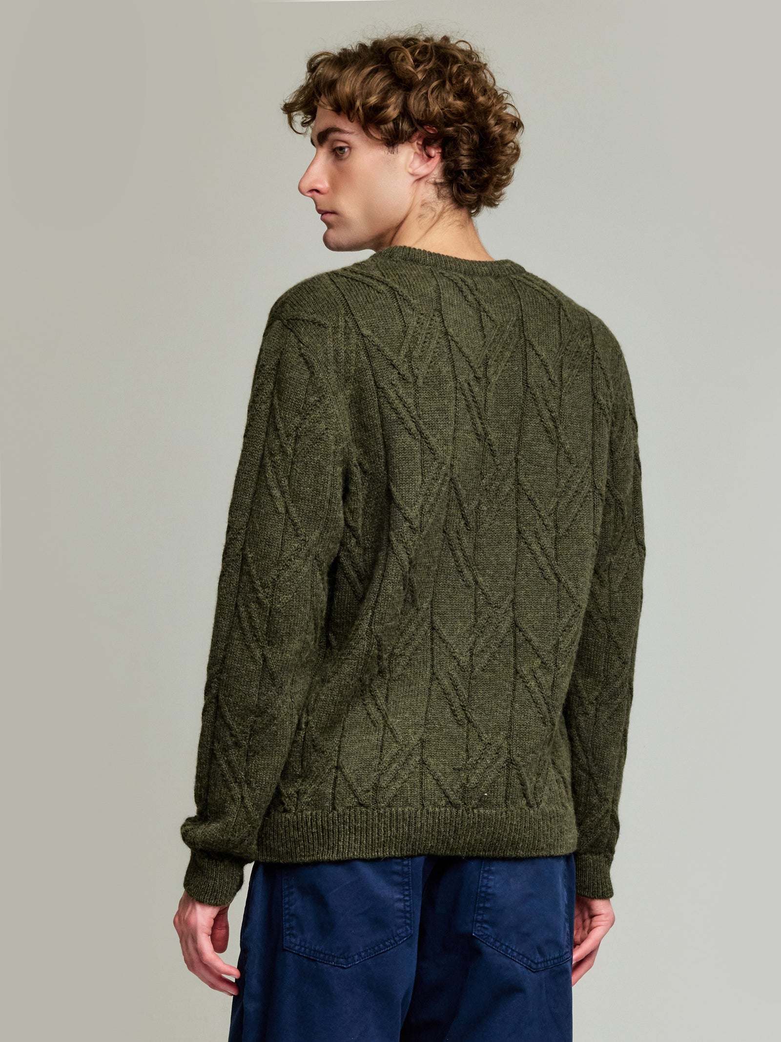 Yann Baby Alpaca Sweater Green