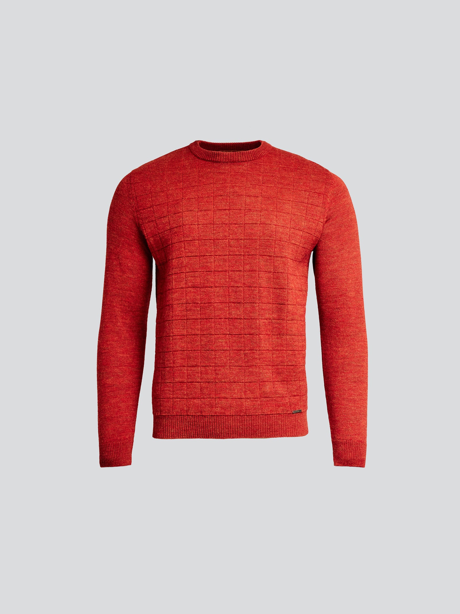 Yale Baby Alpaca Sweater in Orange