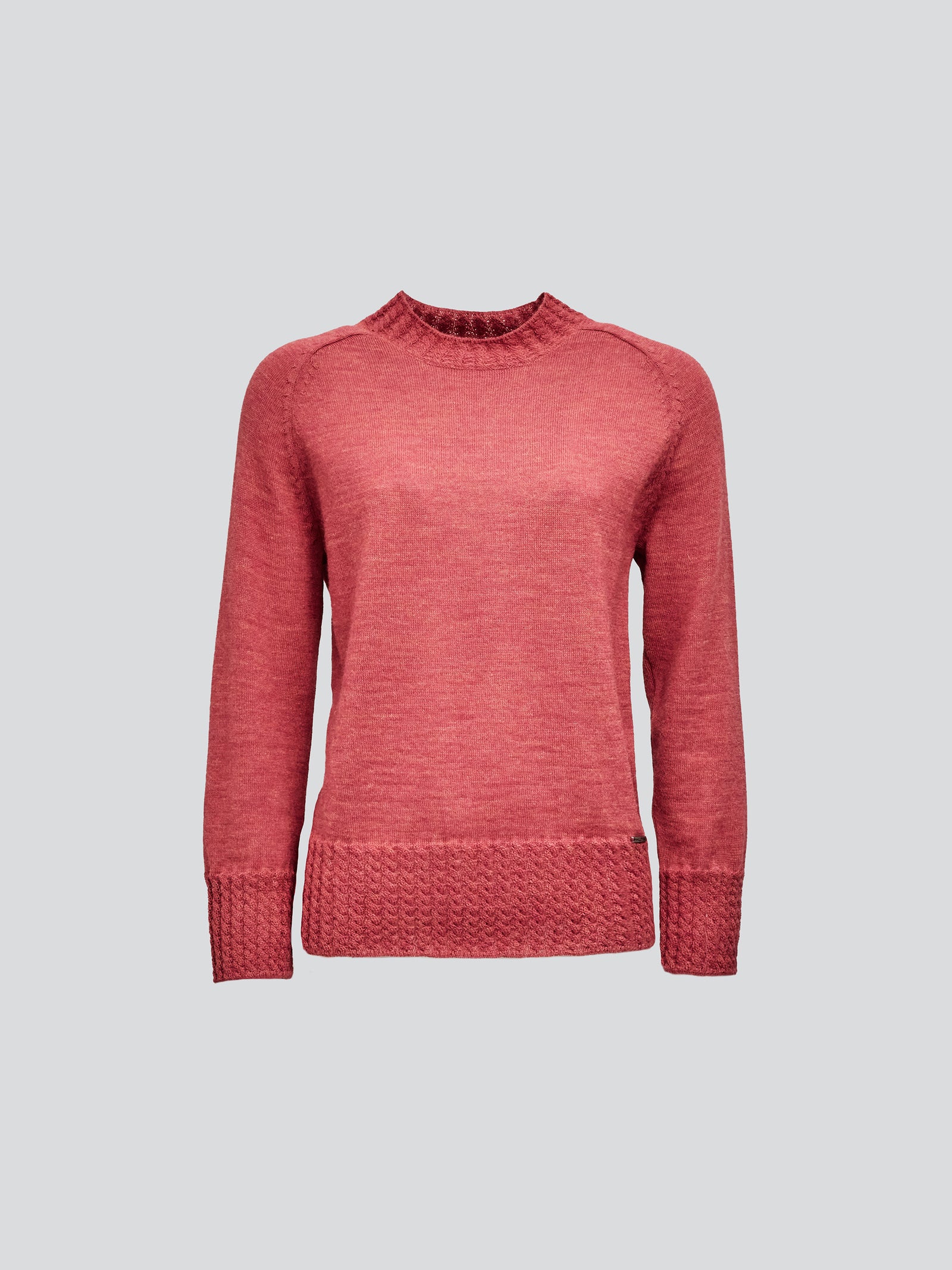 Yakira Sweater in Baby Alpaca Color Red