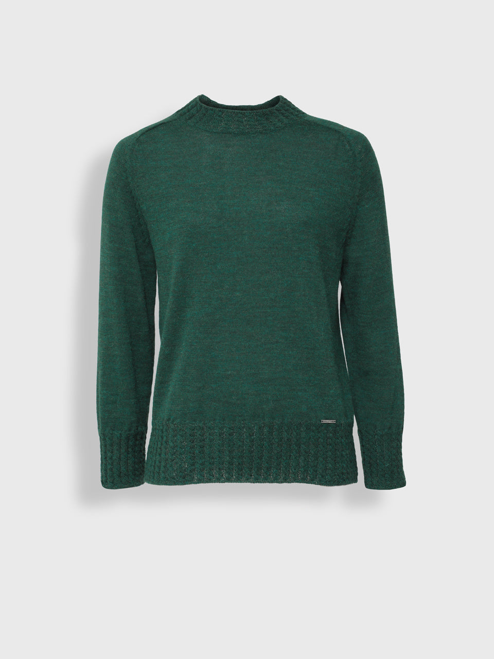 Yakira Sweater in Baby Alpaca Color Green