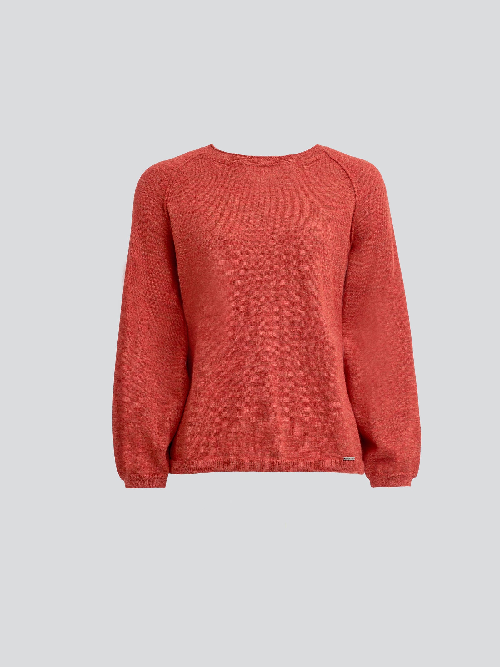 Suéter Yanela De Baby Alpaca Color Naranja