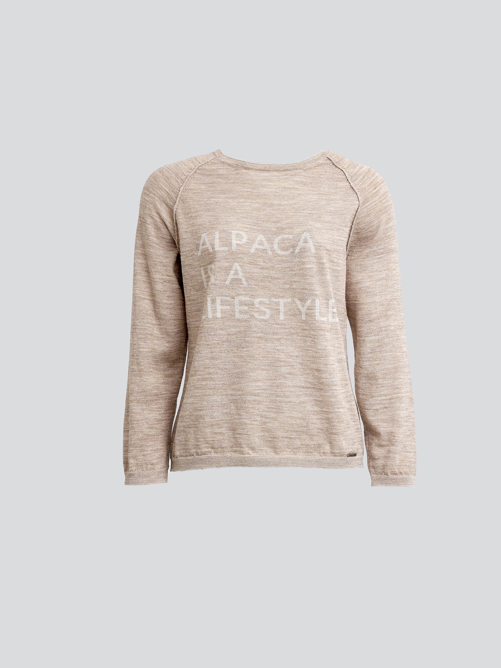 Suéter Yours De Baby Alpaca Color Beige