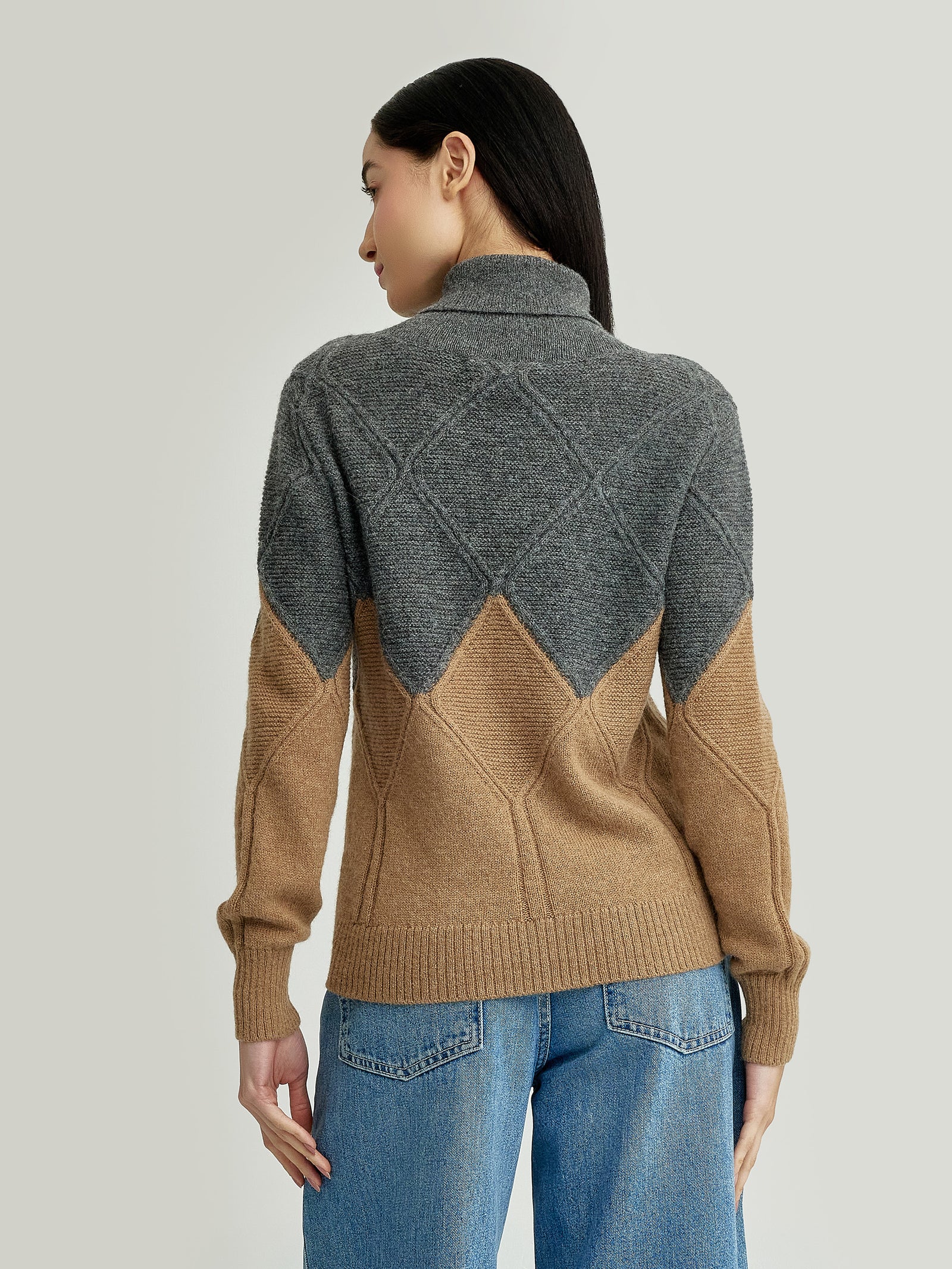 Yelissa Baby Alpaca Sweater Camel Color