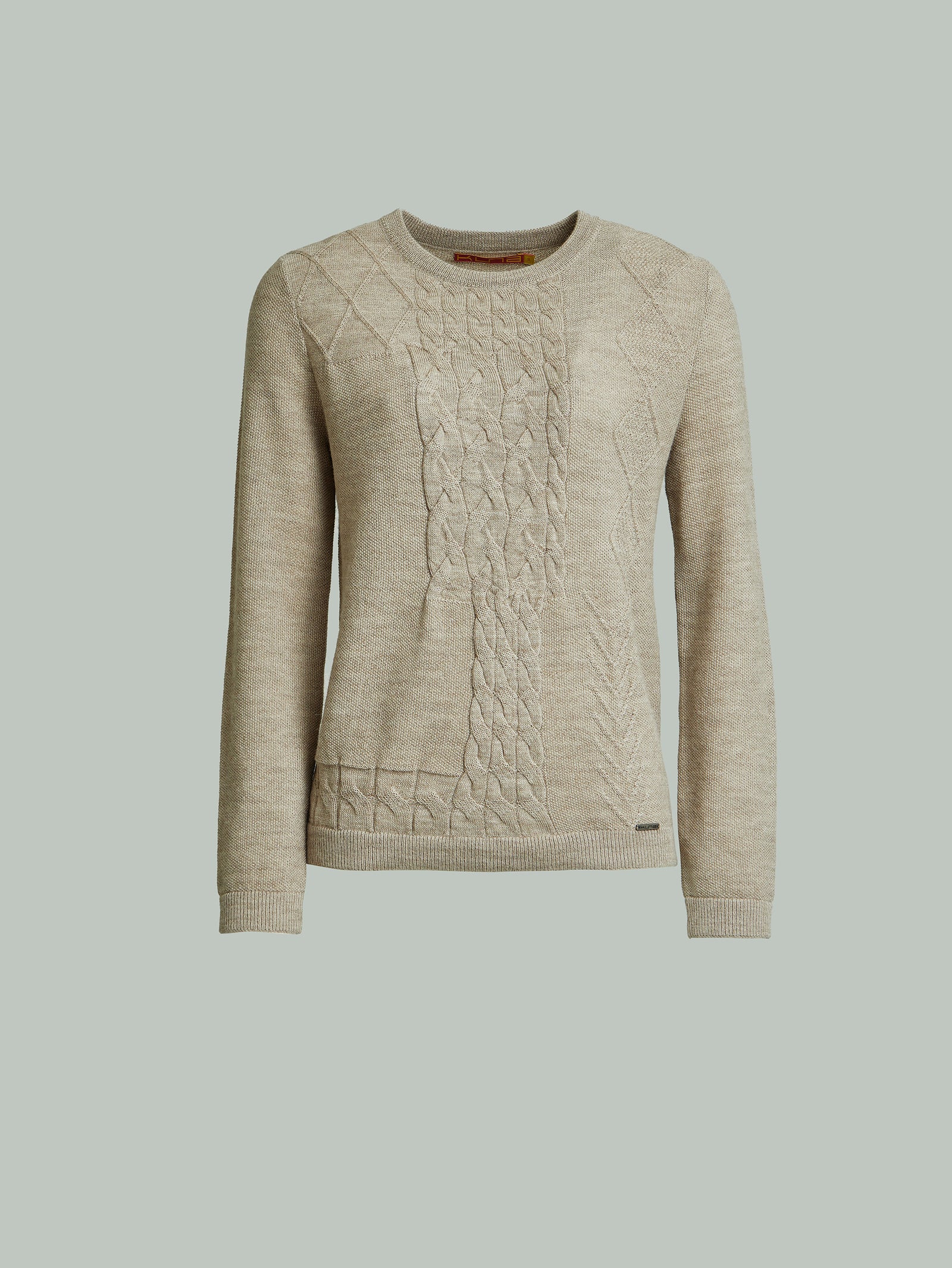 Suéter Yanina De Baby Alpaca Color Beige