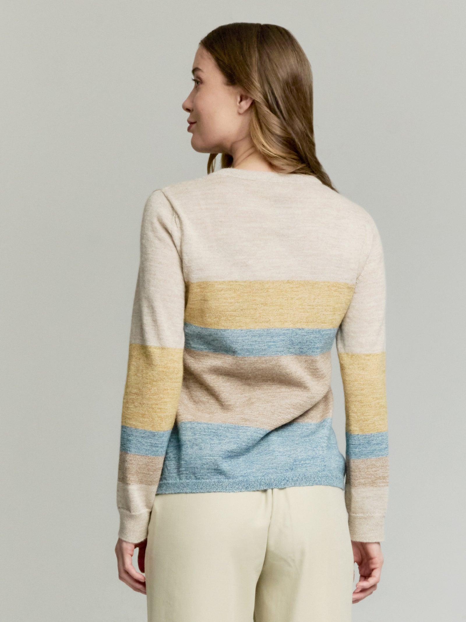 Suéter Yamelia De Baby Alpaca Color Celeste