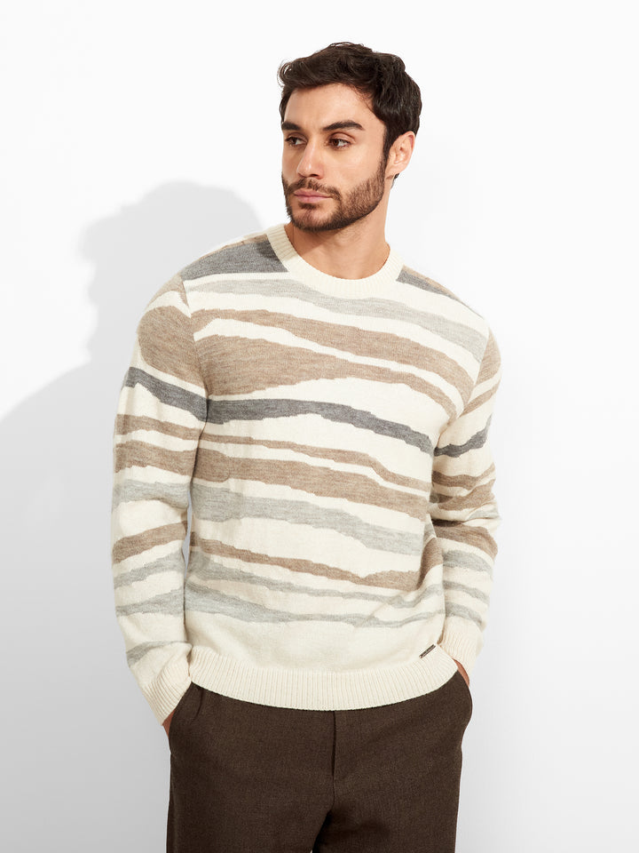 Suéter Zar De Baby Alpaca Color Beige