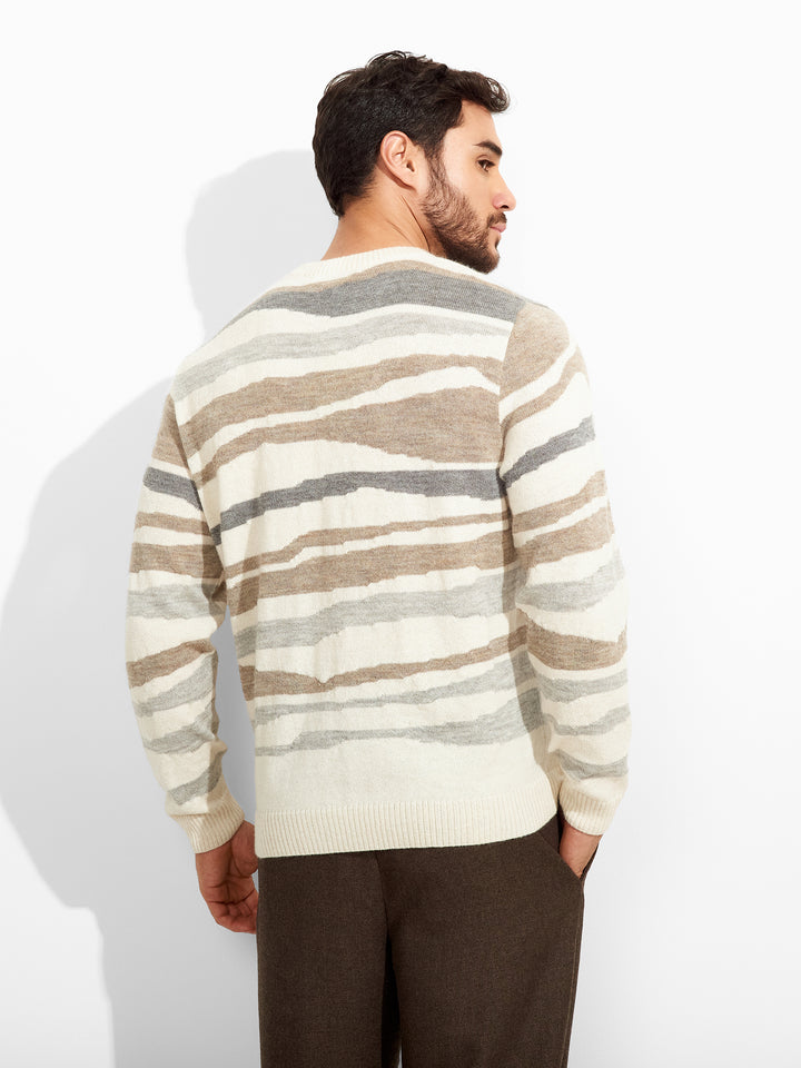 Suéter Zar De Baby Alpaca Color Beige