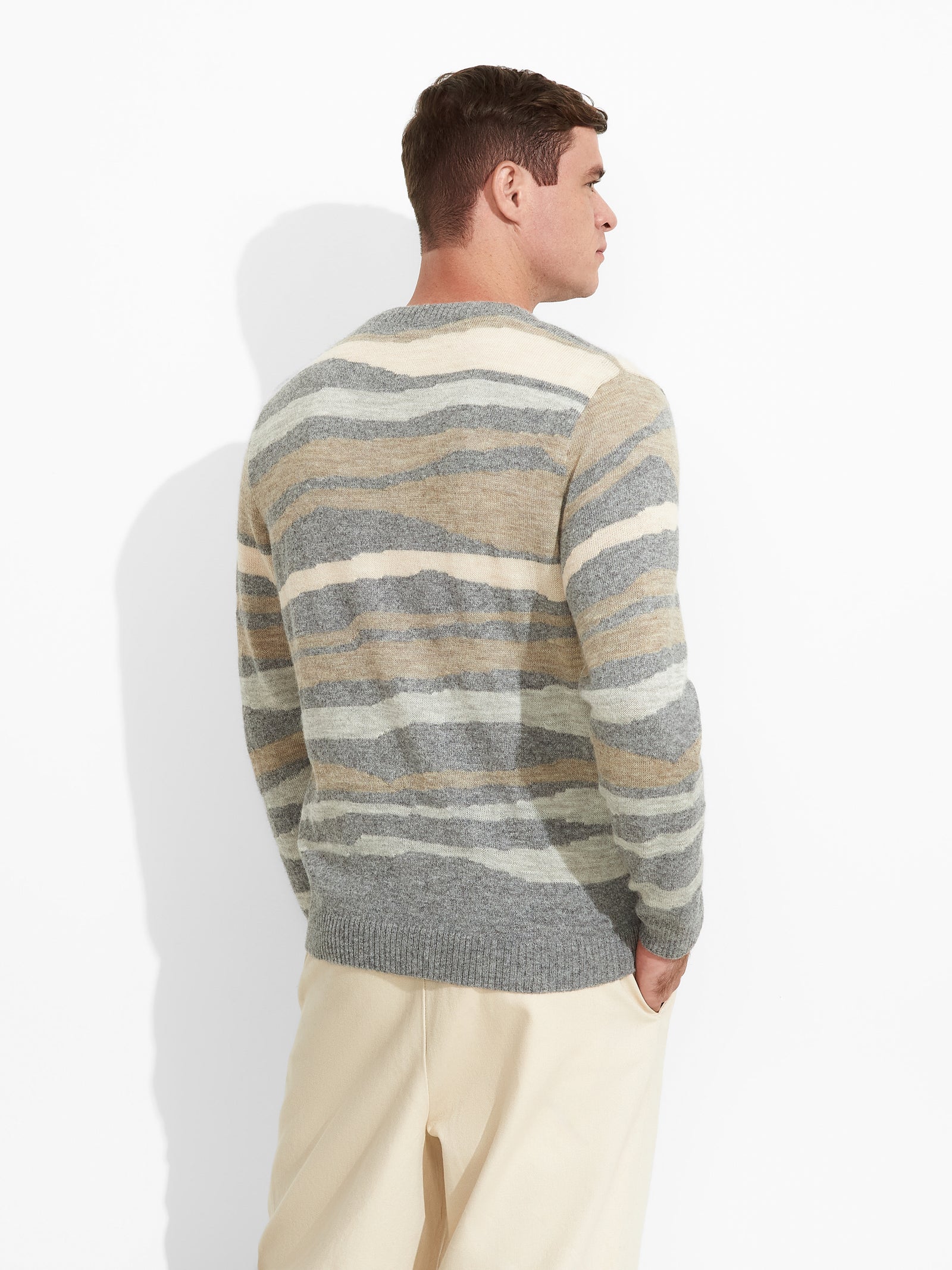 Suéter Zar De Baby Alpaca Color Gris