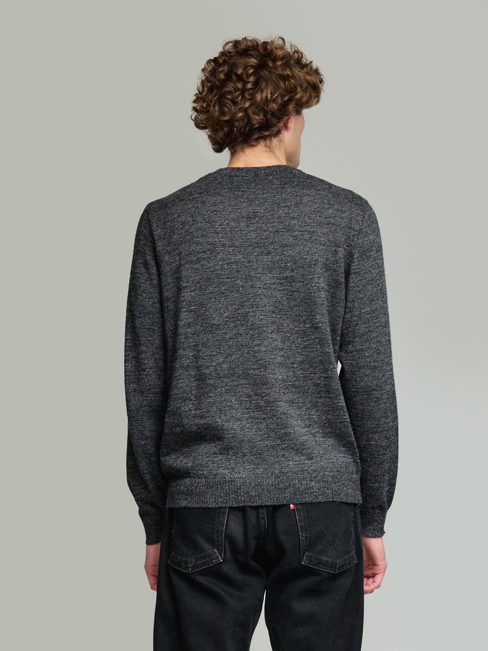 Yonatan Baby Alpaca Sweater in Grey