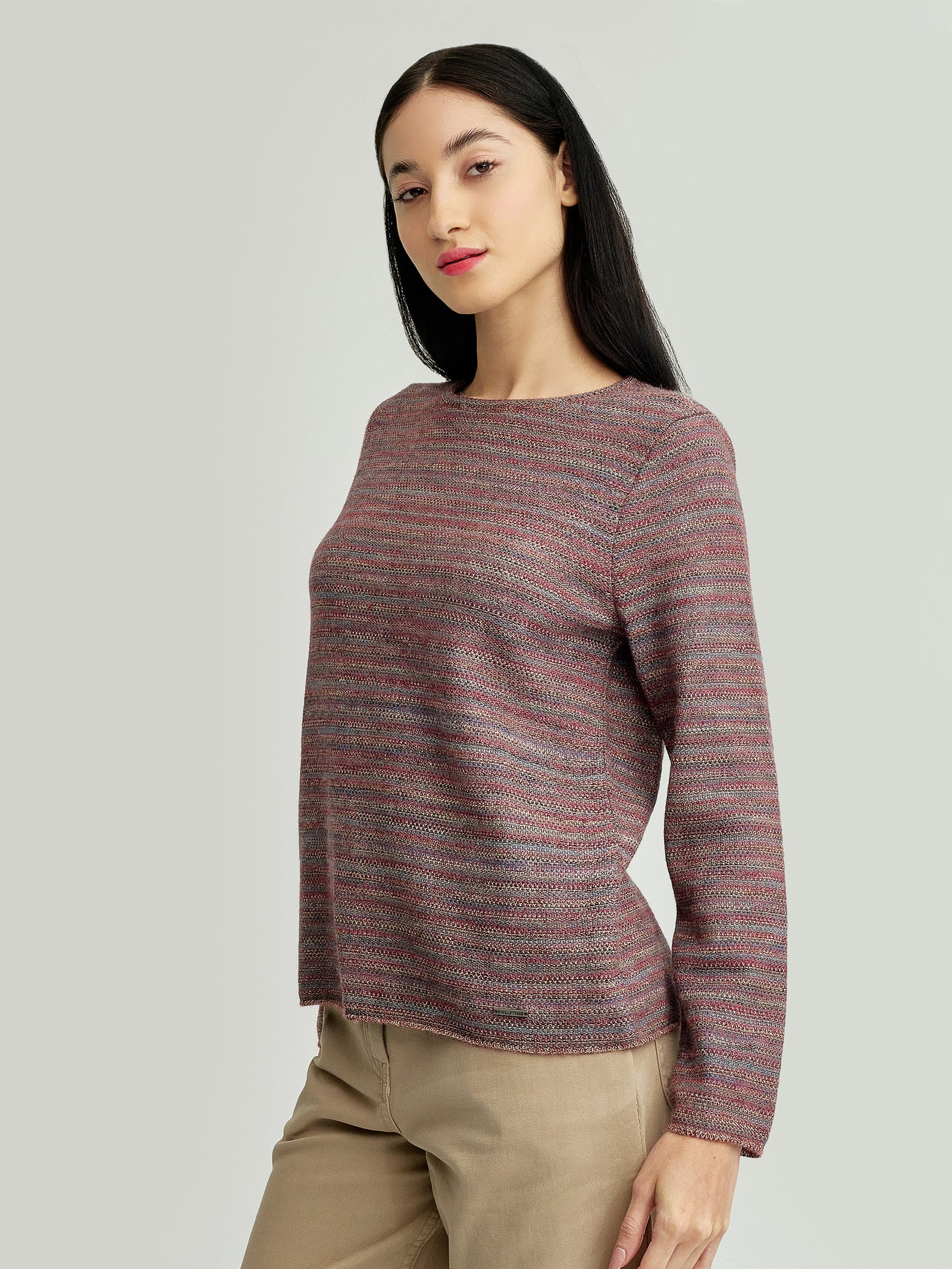 Yudith Baby Alpaca Sweater Red