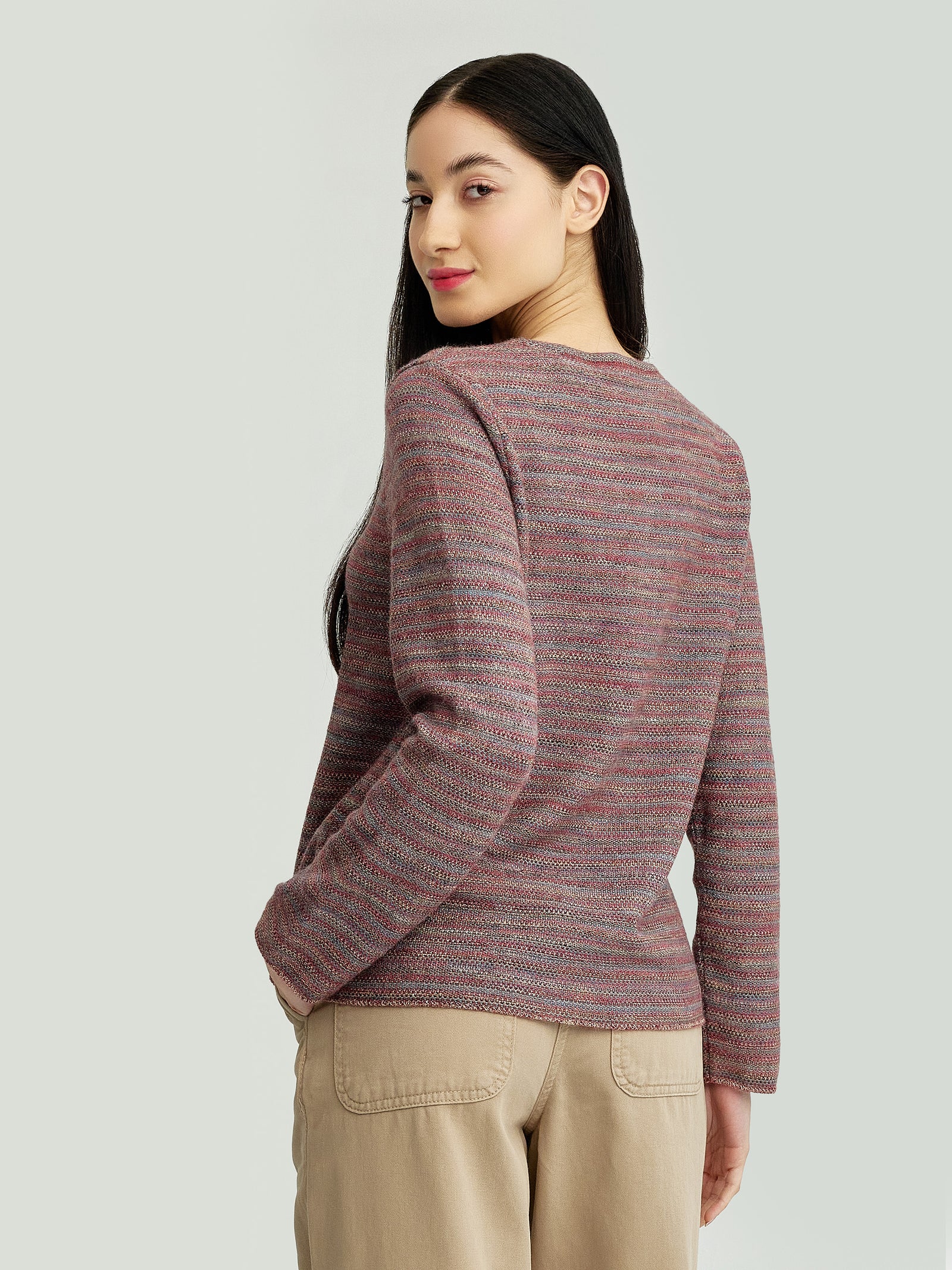 Yudith Baby Alpaca Sweater Red