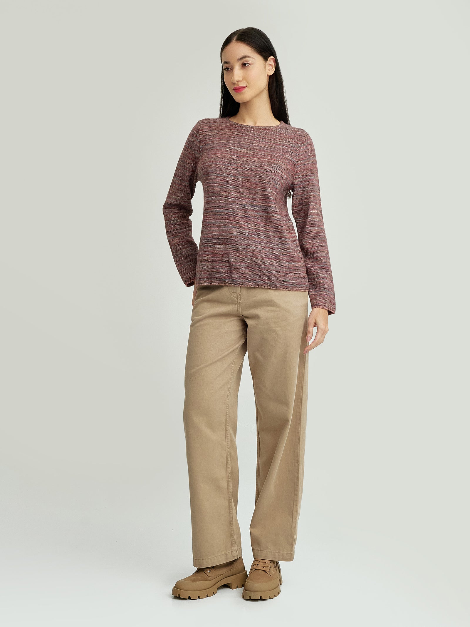 Yudith Baby Alpaca Sweater Red