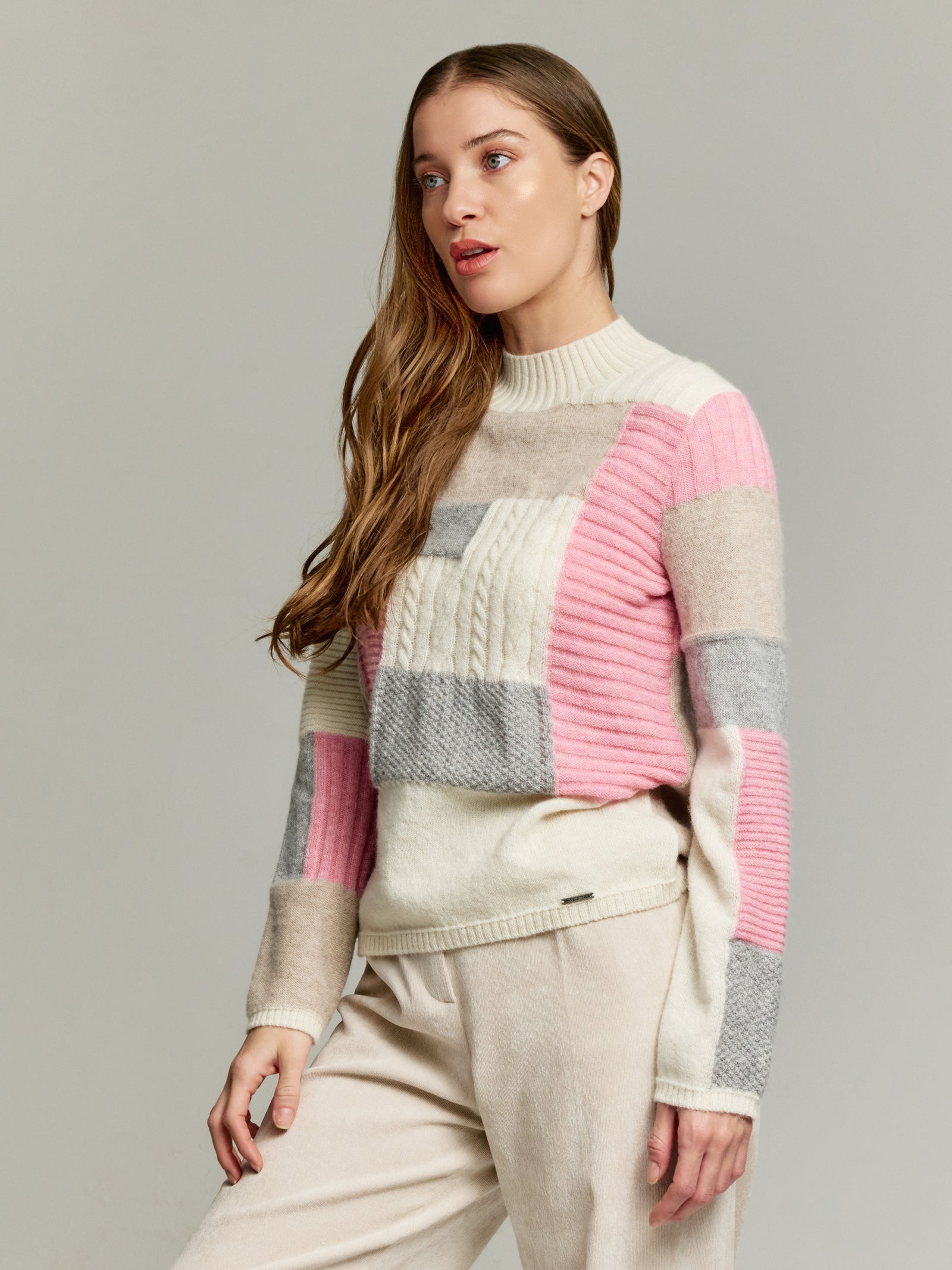 Suéter Ysrael De Baby Alpaca Color Ecru