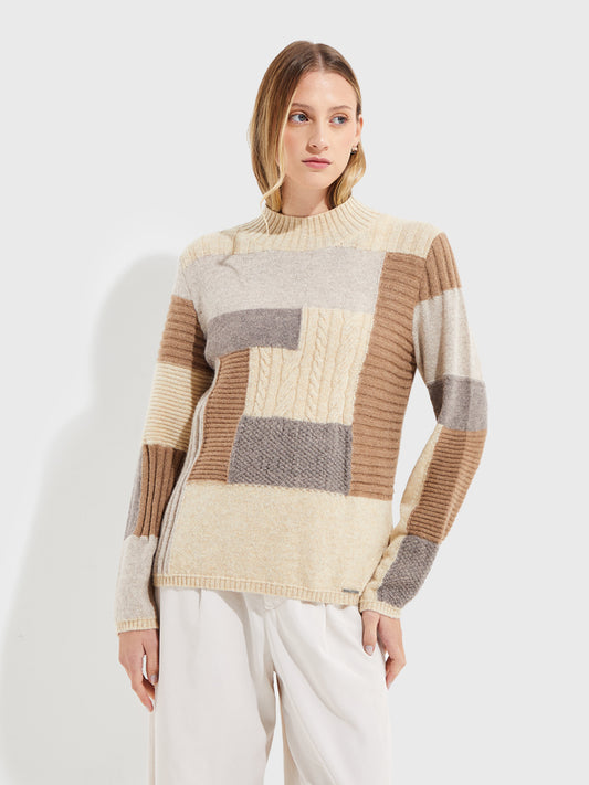 Ysrael Baby Alpaca Sweater in Beige