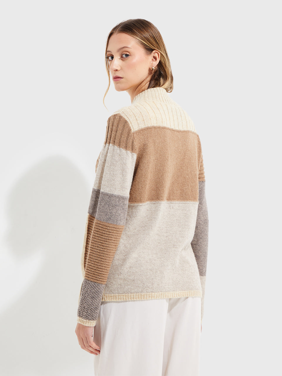 Ysrael Sweater in Baby Alpaca Color Beige