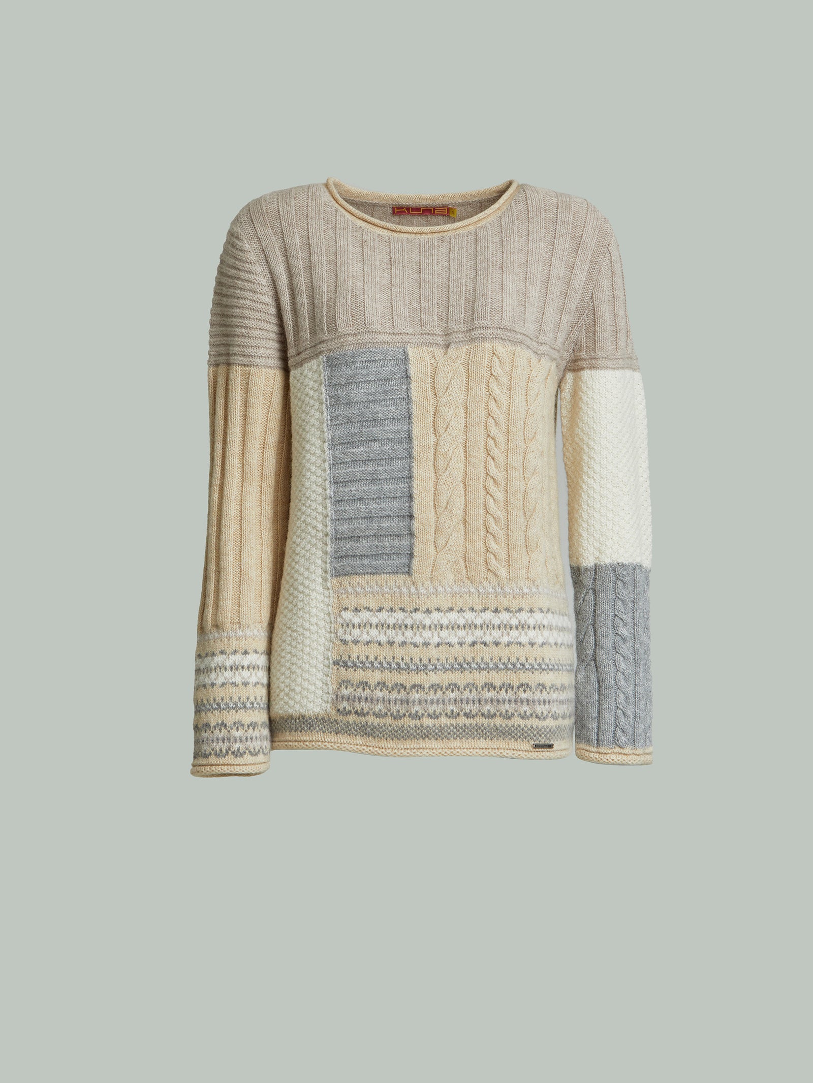 Suéter Yourself De Baby Alpaca Color Beige