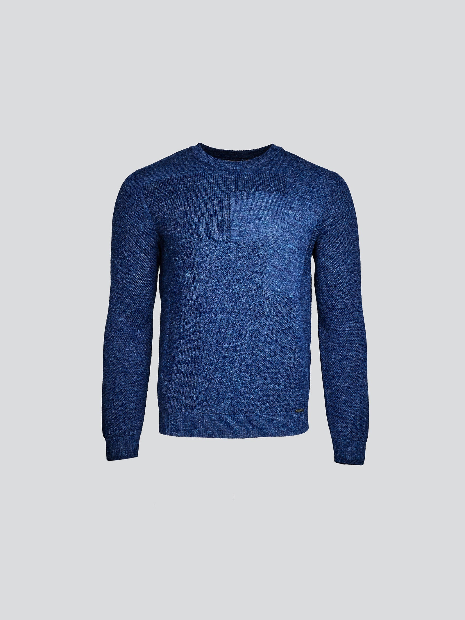 Baby Alpaca Yack Sweater in Blue