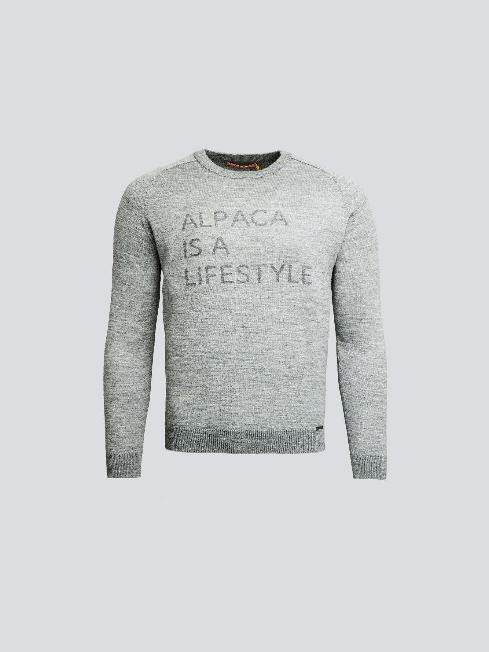 Suéter Yours De Baby Alpaca Color Gris