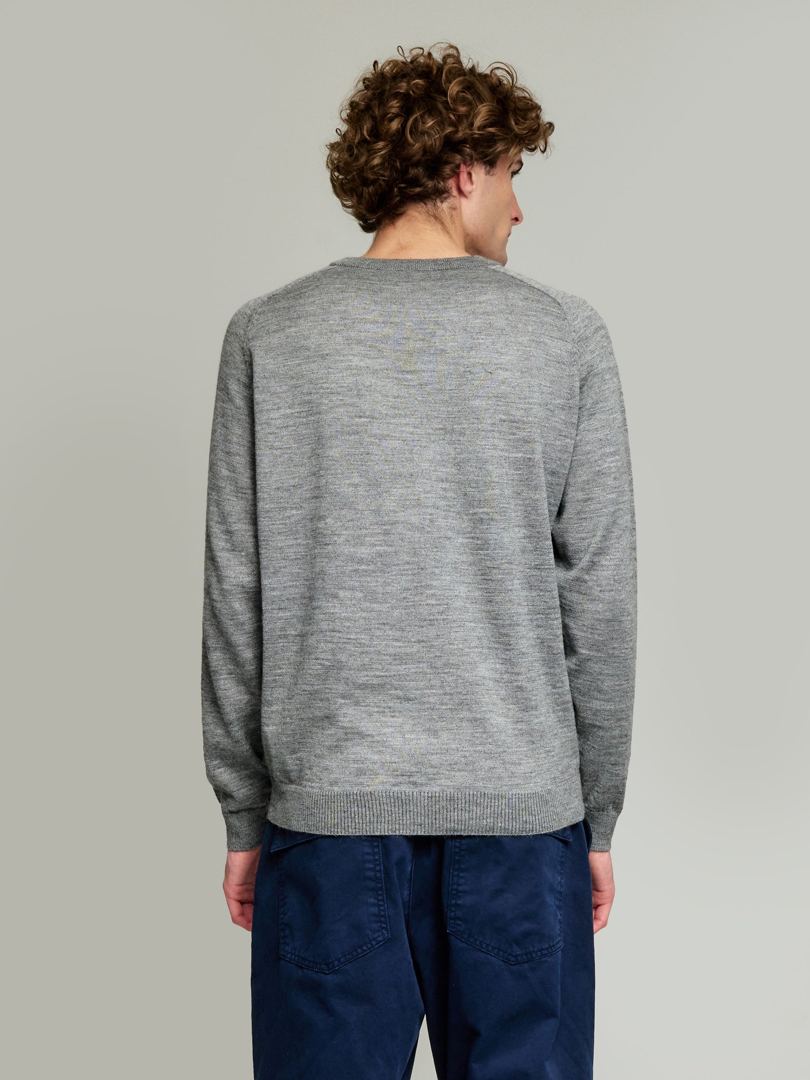 Suéter Yours De Baby Alpaca Color Gris