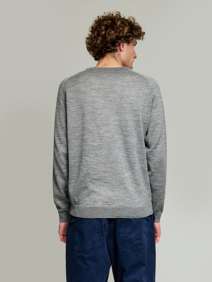 Suéter Yours De Baby Alpaca Color Gris