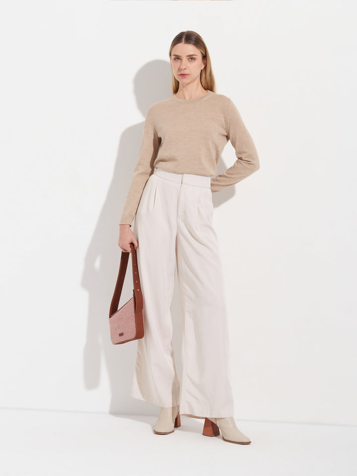 Suéter Anya De Baby Alpaca Color Beige