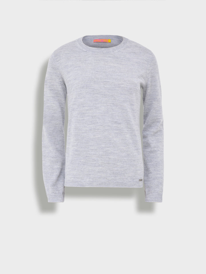Suéter Anya De Baby Alpaca Color Gris