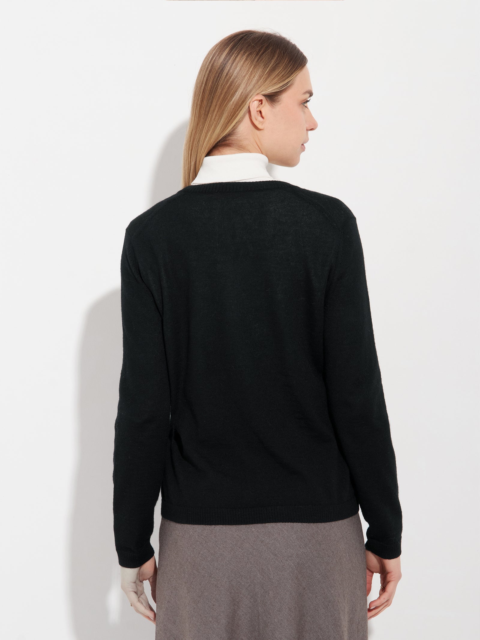 Abril Baby Alpaca Sweater Black