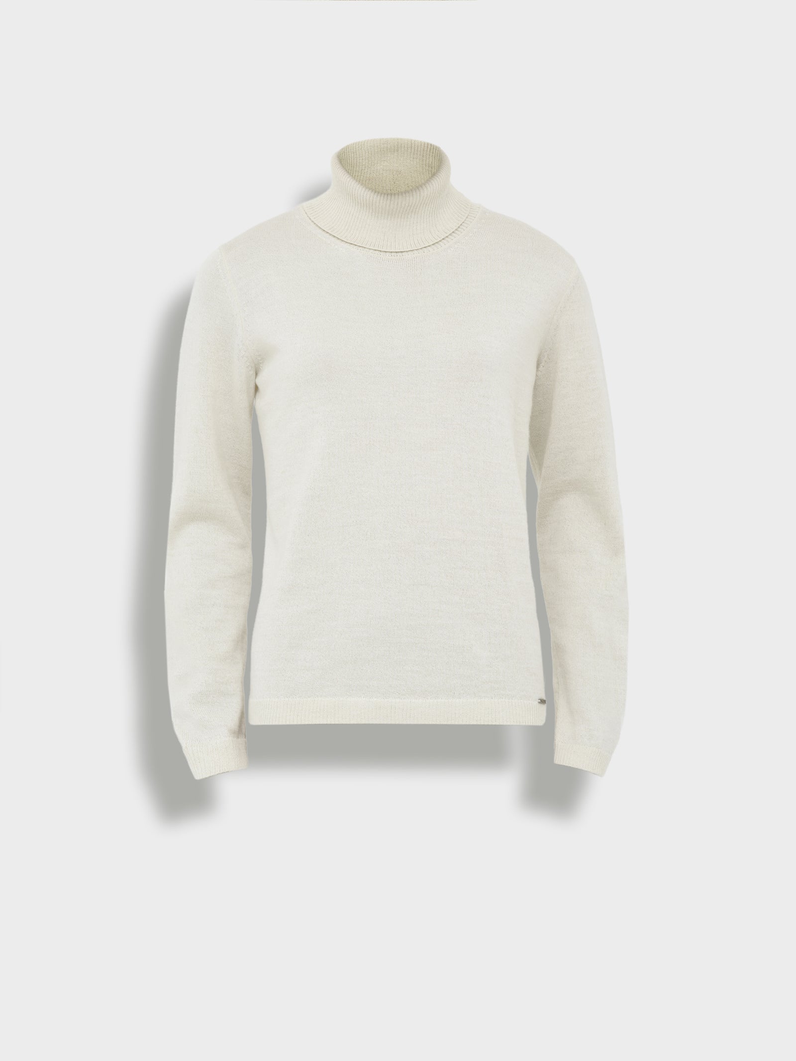 Amber White Sweater Baby Alpaca Color White