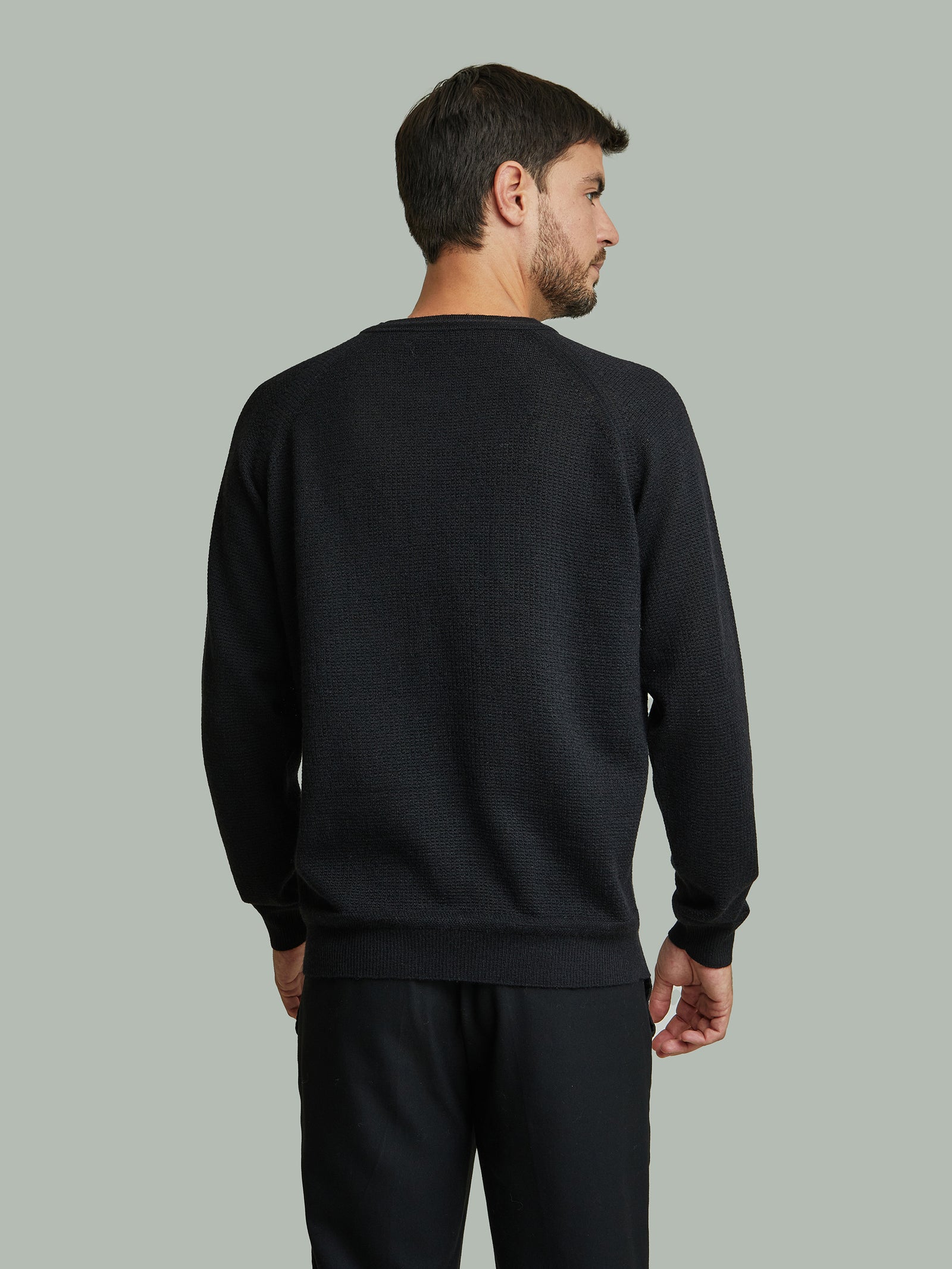 Suéter Baltimore De Baby Alpaca Color Negro