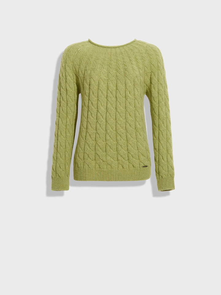 Suéter Zulema De Baby Alpaca Color Verde