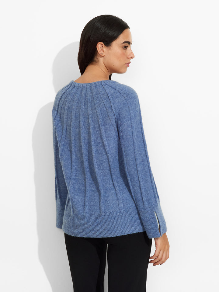 Zephir Baby Alpaca Sweater in Sky Blue