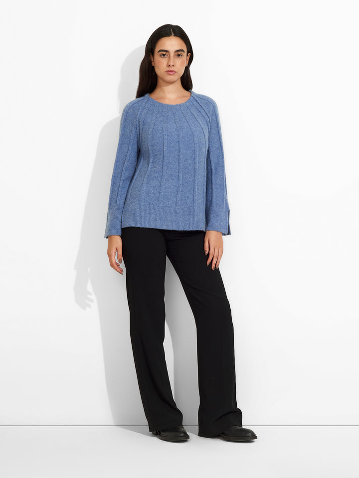Zephir Baby Alpaca Sweater in Sky Blue
