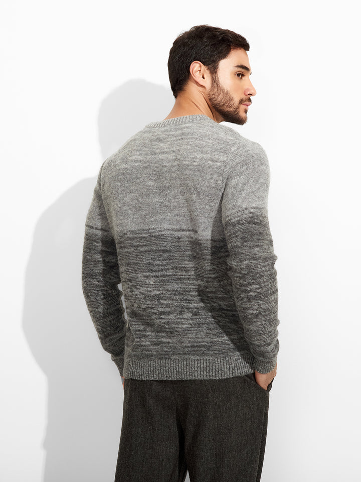 Suéter Zodiac De Baby Alpaca Color Gris