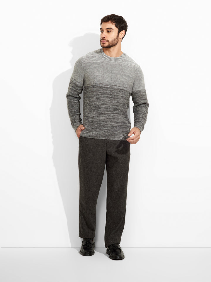 Suéter Zodiac De Baby Alpaca Color Gris