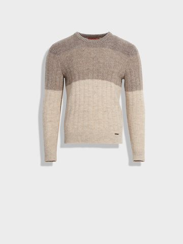 Suéter Zinal De Baby Alpaca Color Beige