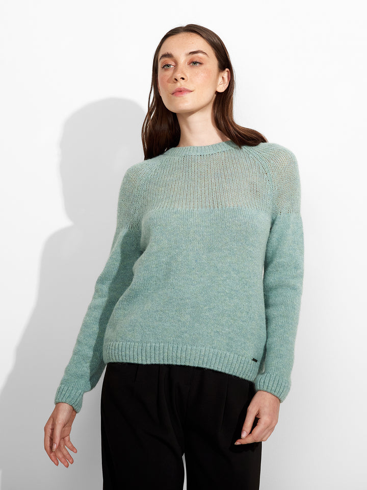 Zabine Baby Alpaca Cardigan in Sky Blue