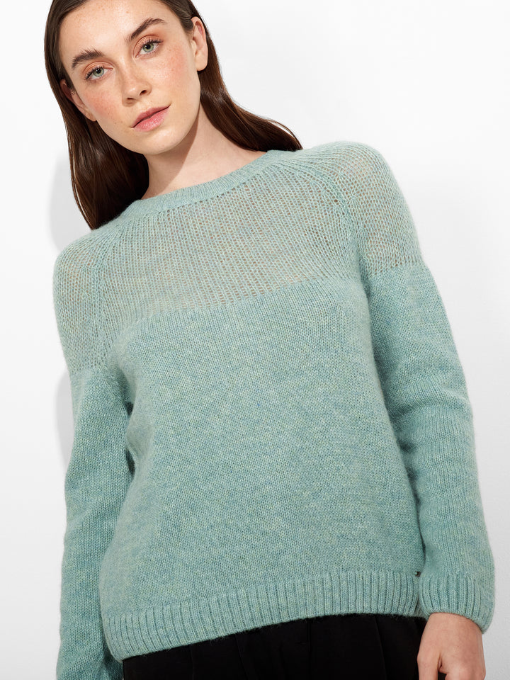 Zabine Baby Alpaca Cardigan in Sky Blue