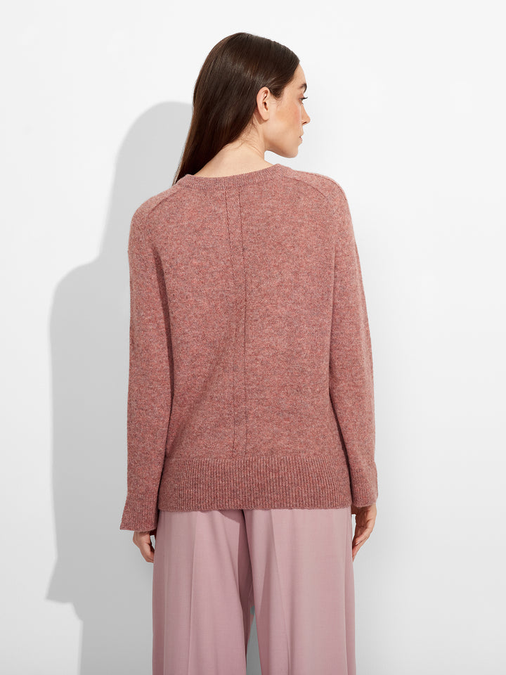 Suéter Zia De Baby Alpaca Color Rosado
